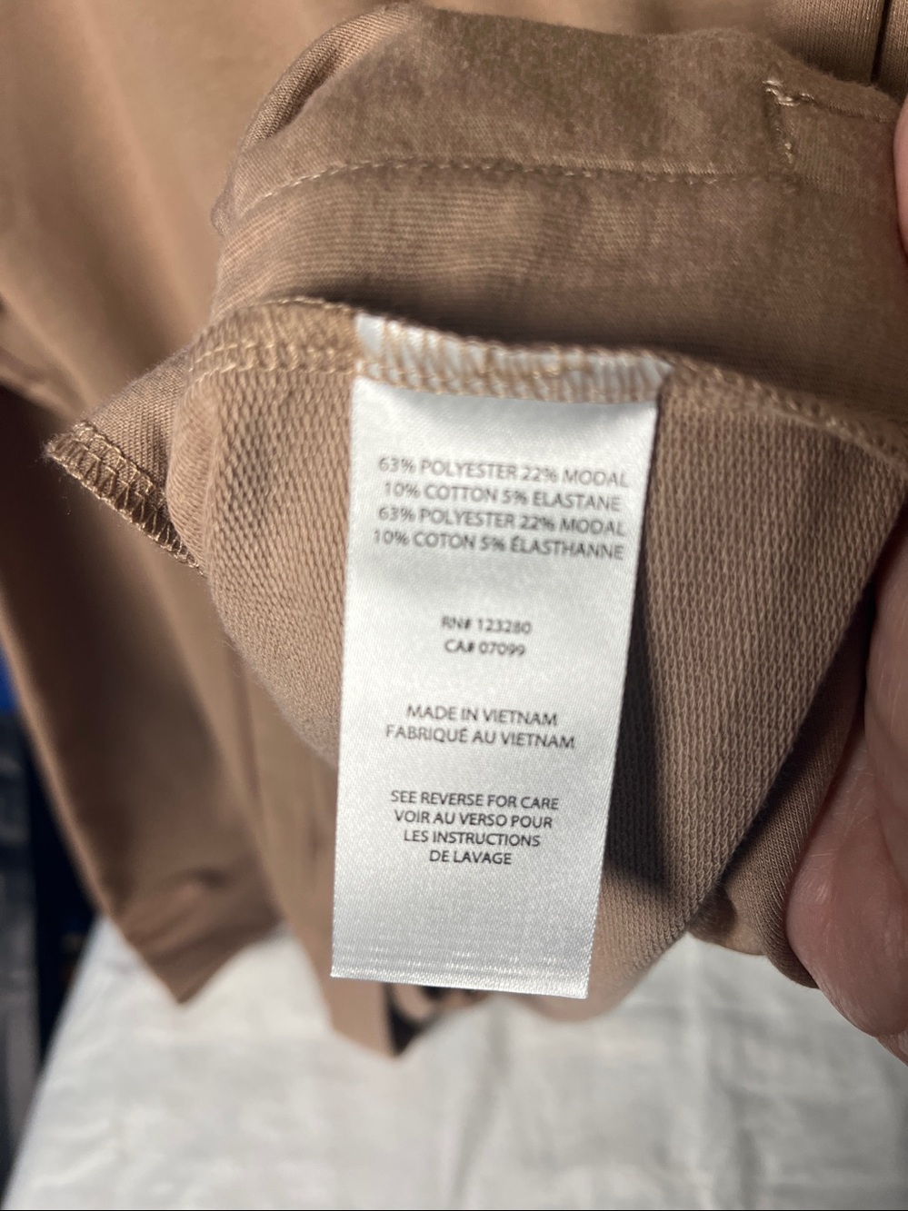 Travis Matthews tan , The Heater Quarter Zip Athletic Pullover Long Sleeve Sz L - Picture 7 of 8
